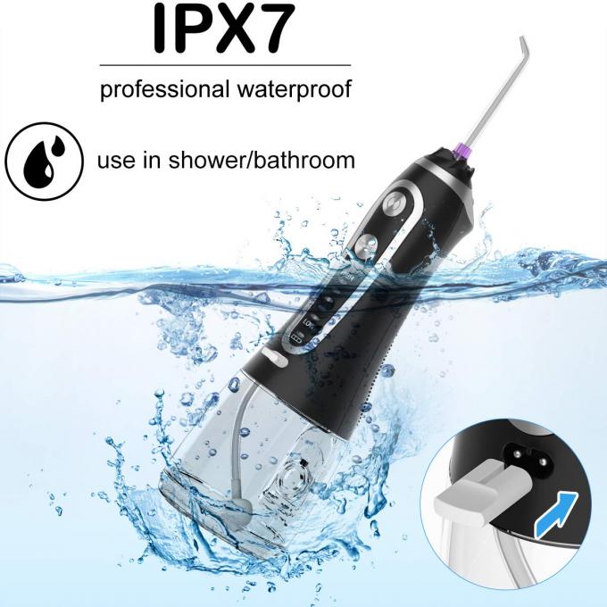 Ασύρματα δόντια Flosser νερού καθαρότερο, φορητό οδοντικό προφορικό Irrigator 5 τρόποι, IPX7 αδιάβροχο