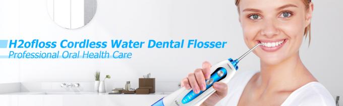 Electric επαγγελματικό ασύρματο οδοντικό νερό Flosser νερού flosser με αδιάβροχο σχέδιο και 5 τρόπους